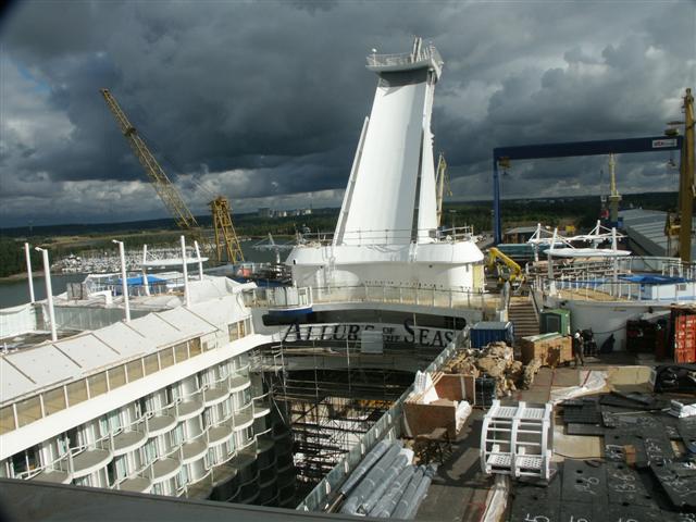 The Allure of the Seas nearing completion at Turku shipyard