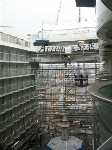 The Allure of the Seas nearing completion at Turku shipyard