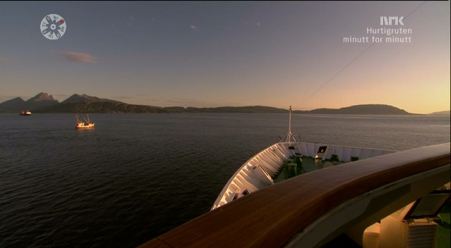 Onboard Hurtigruten NRK had 11 cameras and a 22-person TV production team.