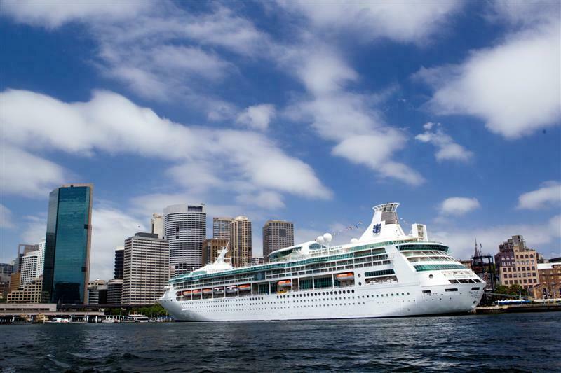 Rhapsody of the Seas berthed in Sydney 