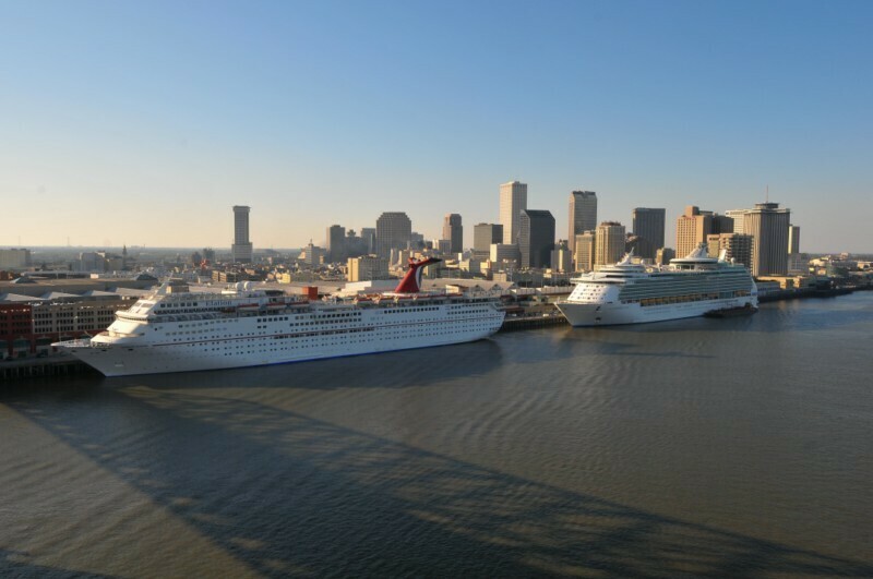 Carnival and Royal Caribbean in New Orleans