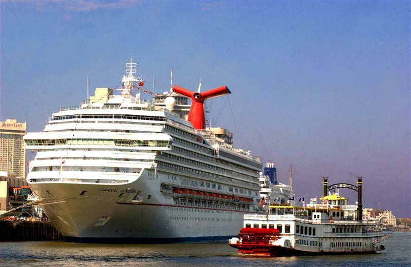 Carnival Conquest in New Orleans (port photo)