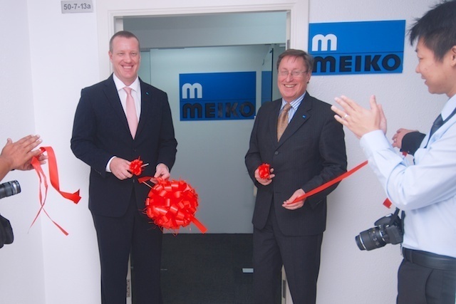 (From left) Rudolf Kitzbichler, regional manager of MEIKO Southeast Asia and Burkhard Randel, general manager of MEIKO Offenburg/Germany.
