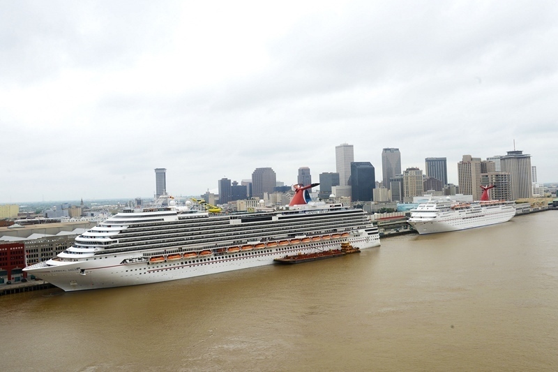 Carnival Dream and Elation in New Orlean