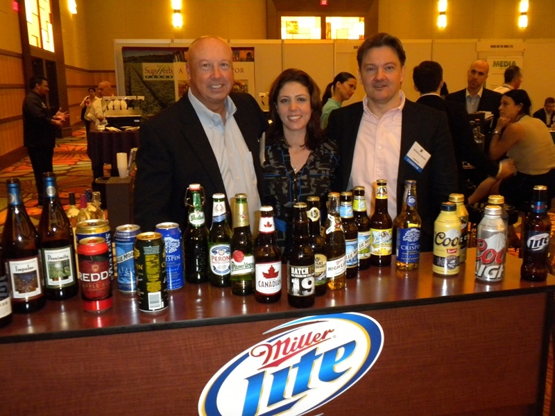 Ron Schroeder, director of the travel retail and leisure team, MillerCoors. (left)