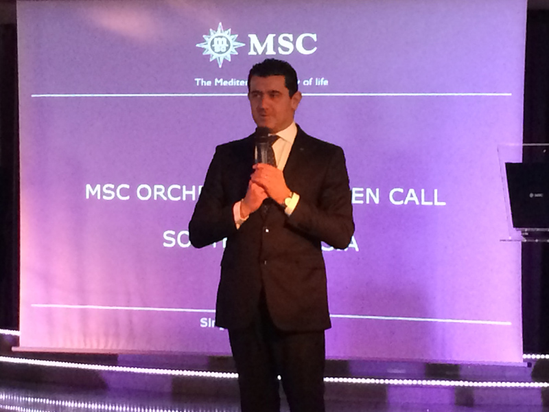 MSC Cruises CEO Gianni Onorato
