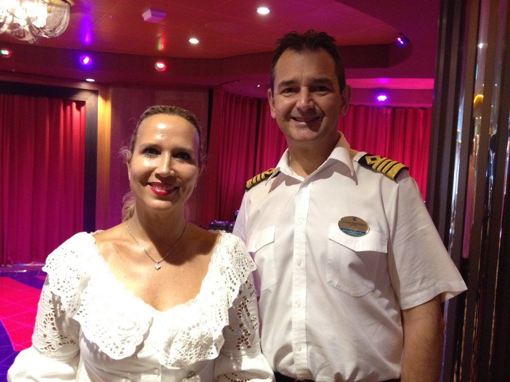 Karine Roy-Camille and Captain Claus Andersen
