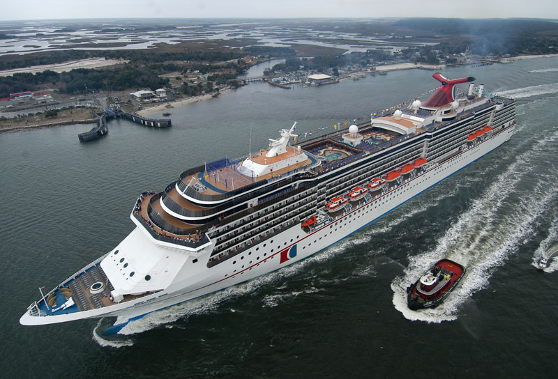 The Carnival Miracle - Carnival Cruise Lines has the largest Caribbean deployment of all the lines.
