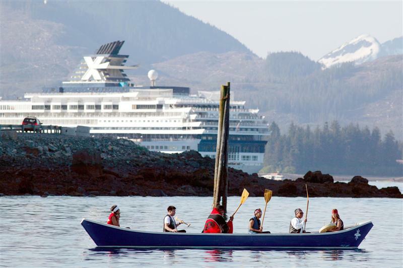Celebrity calls in Icy Strait Point (photo: Icy Strait Point)