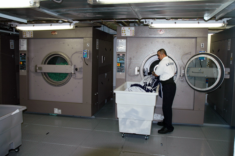 Laundry room on the Allure of the Seas