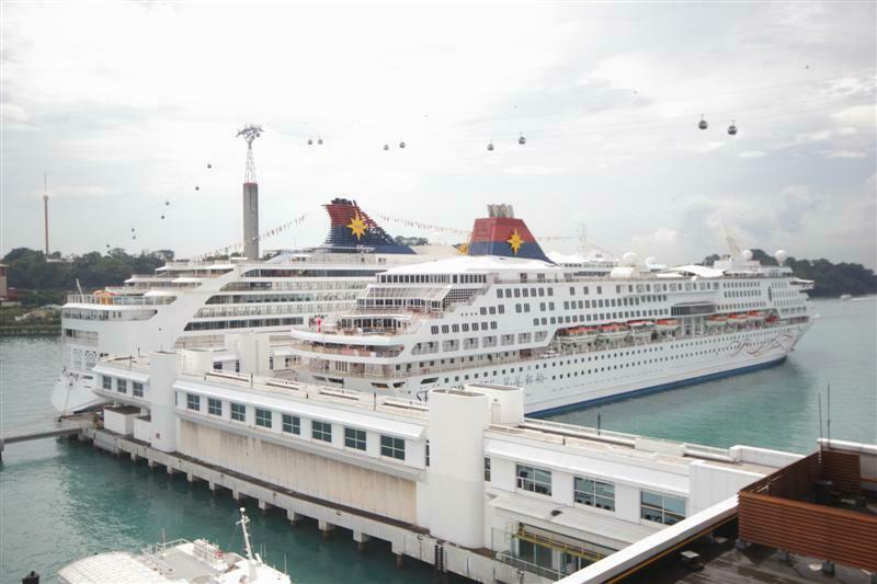Star Cruises ships at the Singapore Cruise Centre