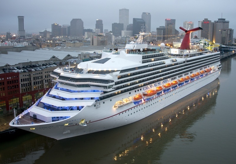 Carnival Sunshine in New Orleans