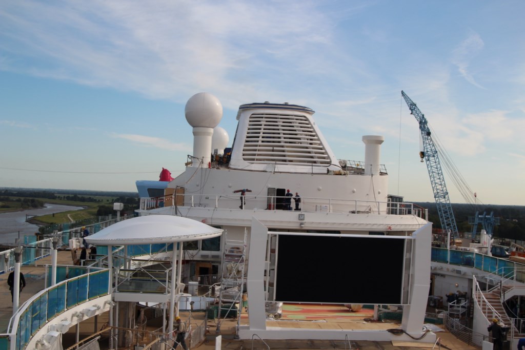 Construction ongoing in Papenburg (photo: Cruise Industry News)