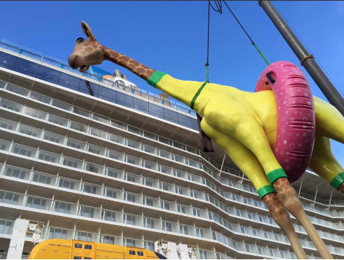Giraffe for Anthem of the Seas