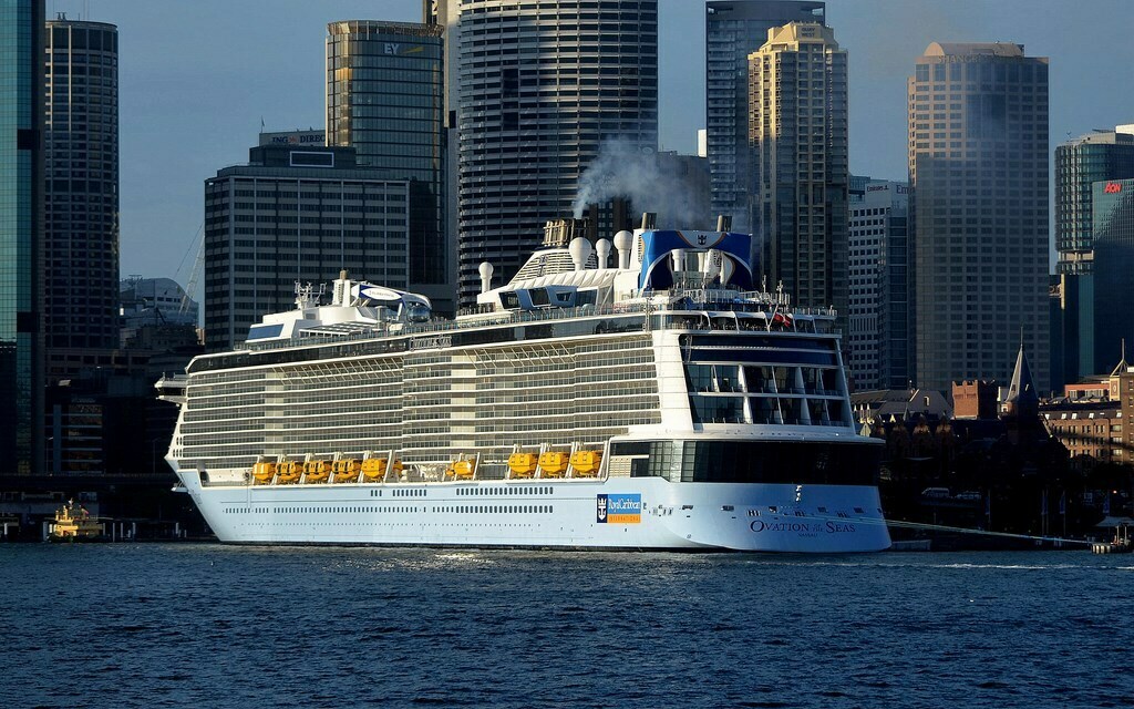 Ovation of the Seas in Sydney. (Photo: Clyde Dickens)