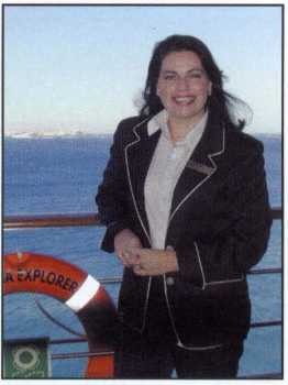 Elizabeth Rafferty De Castro cruise director Royal Olympic Cruises