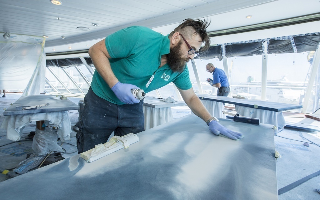 Work Ongoing Aboard