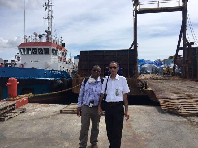 Benoit Bardouille, CEO of Discover Dominica, and Charles Charvalho