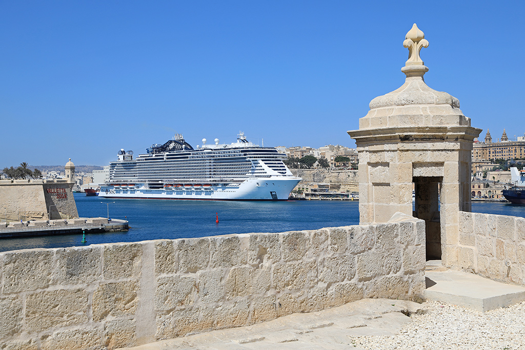 MSC Seaview in Valletta, Malta