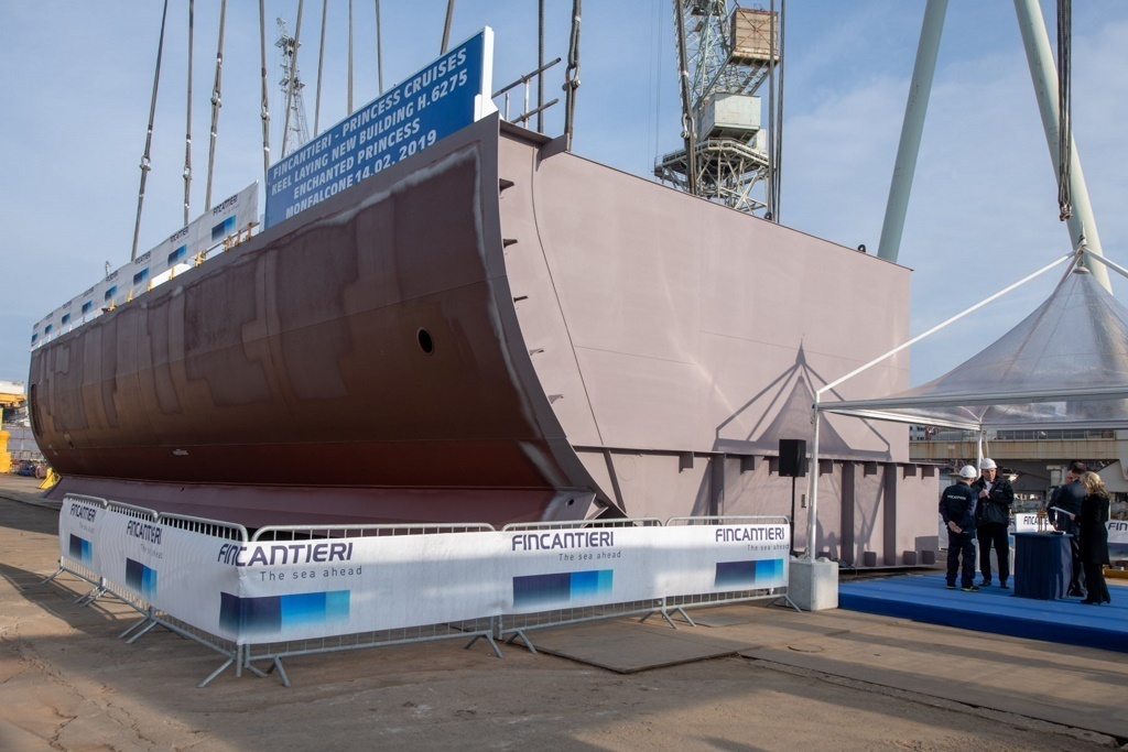 Princess Ceremony at Fincantieri