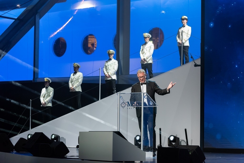 MSC Bellissima Main Ceremony