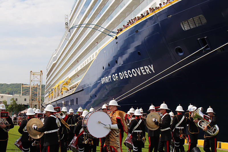 Spirit of Discovery Christening