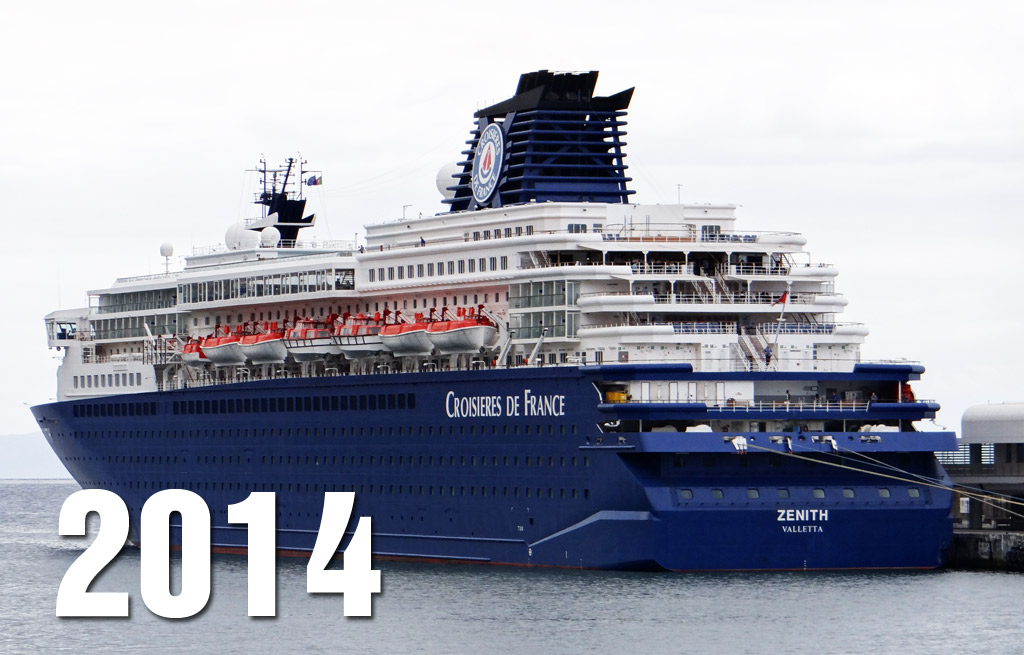 MV Zenith in CDF Colors