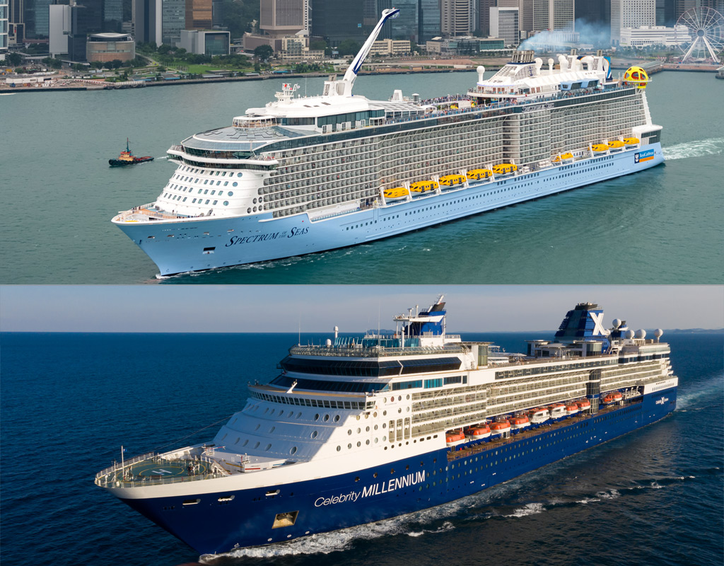 Spectrum of the Seas and Celebrity Millenium