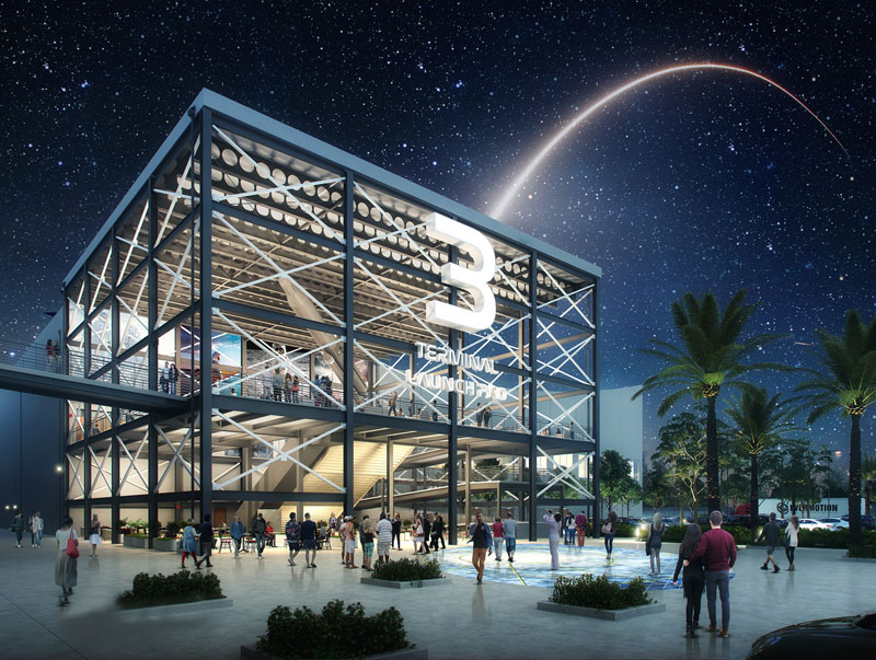 A rendering of the new Cruise Terminal 3