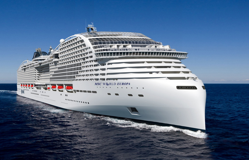 MSC World Europa will be powered by LNG