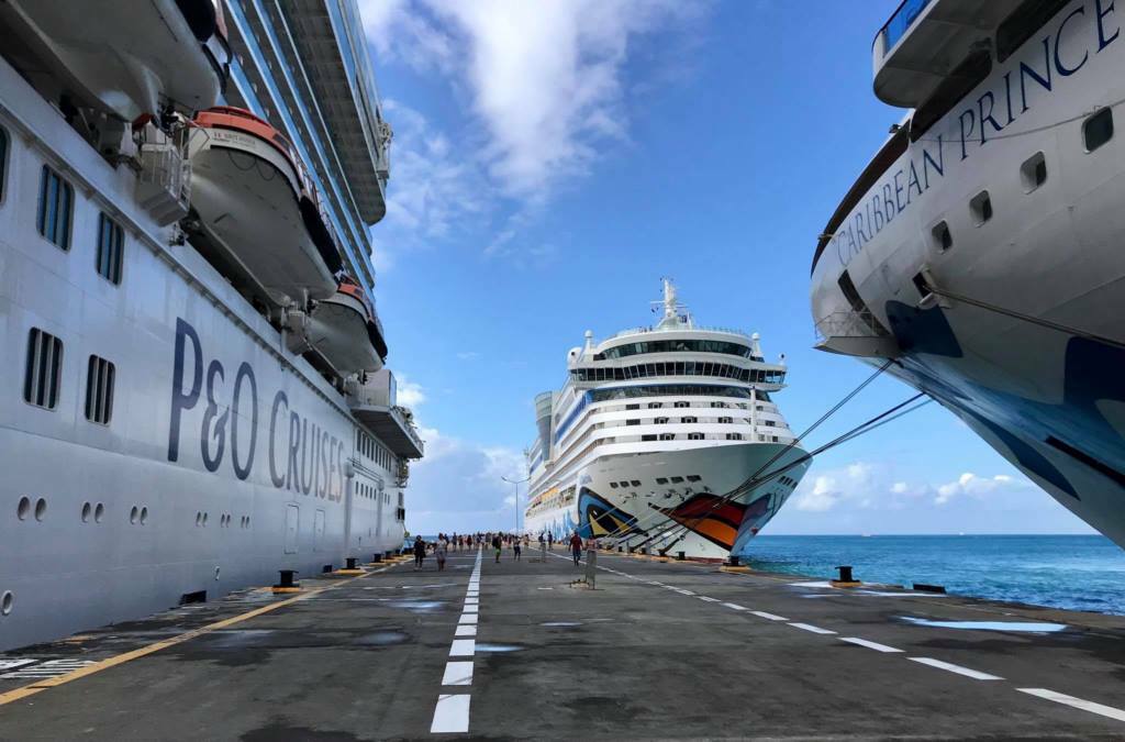 Carnival Brand Ships in Port
