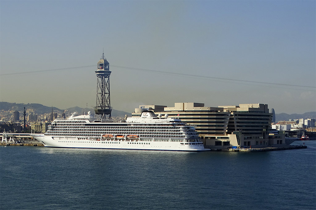 Viking Cruises Ship in Barcelona