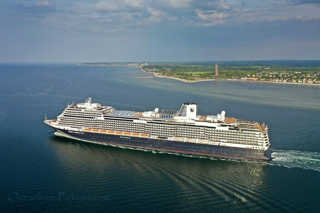 Nieuw Statendam after her maiden call in Kiel