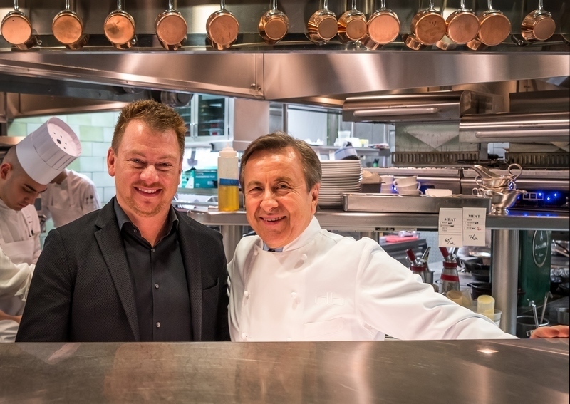 Cornelius Gallagher with Daniel Boulud