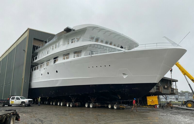 American Melody Hull Roll Out at Shipyard