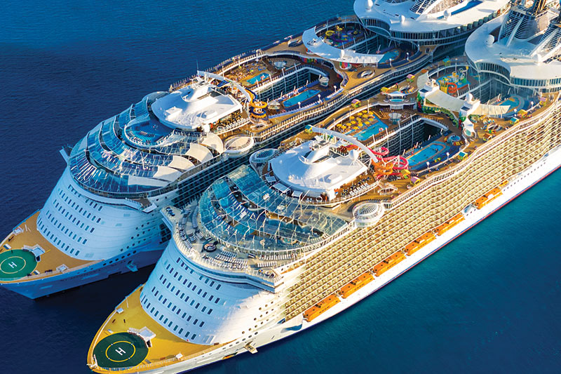 Two Royal Caribbean Ships