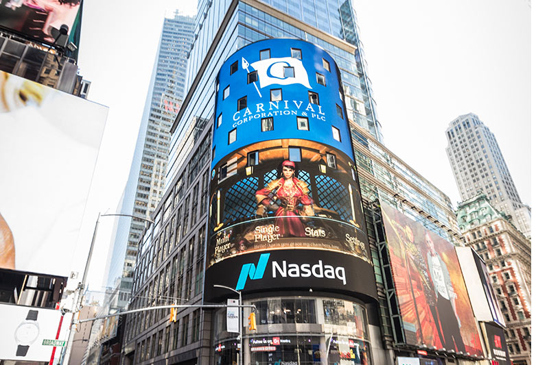 Carnival Corporation in Times Square