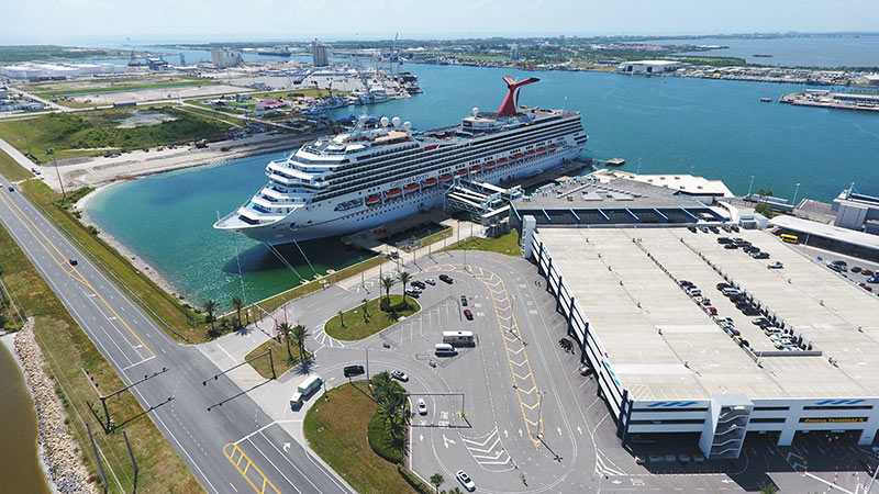 Carnival Ship at Port Canaveral