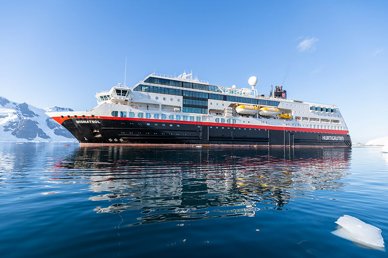 Midnatsol in Antarctica