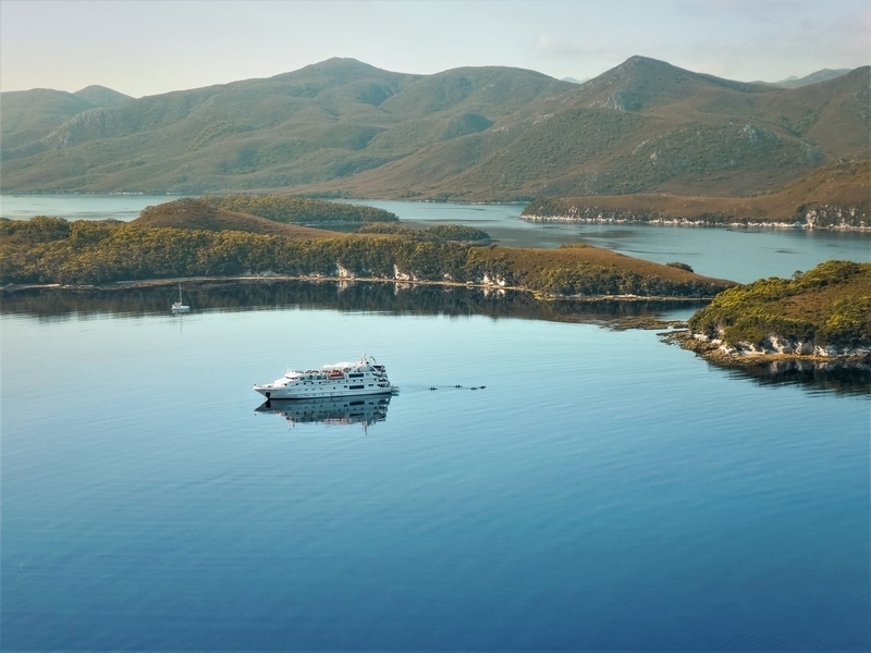 Coral Discoverer in Port Davey