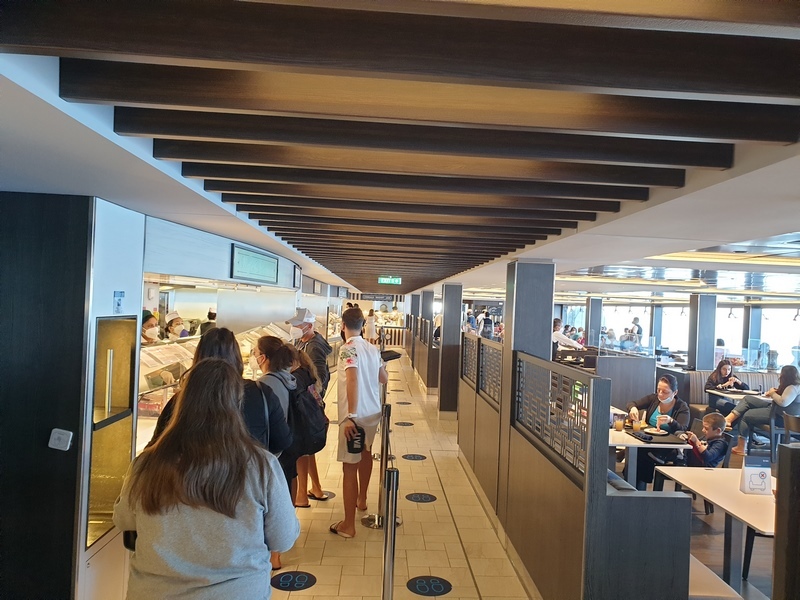 Buffet aboard MSC Grandiosa