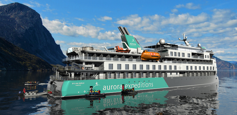 Sylvia Earle, Zodiac Launching (Photo: Aurora Expeditions)