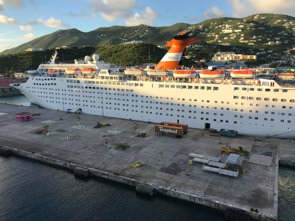 Docked as part of a FEMA charter