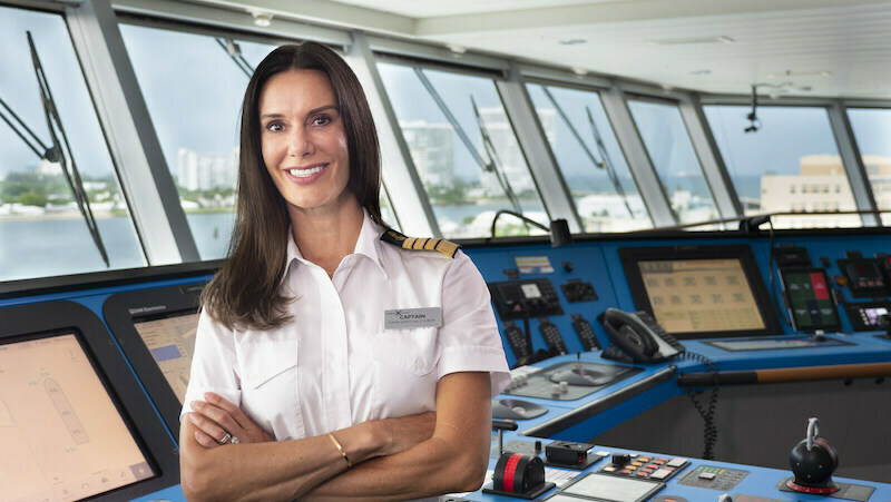 Capt Kate on Bridge