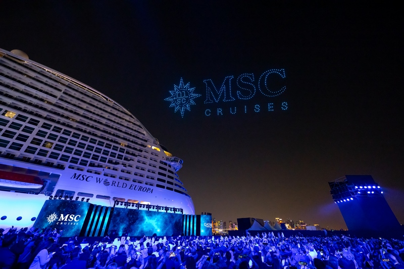 MSC World Europa Christening